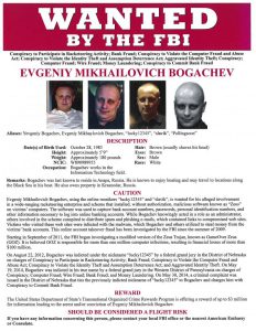 Handout of Russian national Evengiy Bogachev is shown in this FBI Wanted Poster